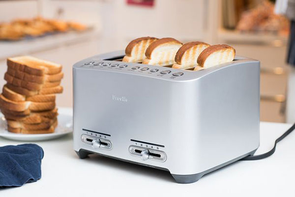 Breville BTW840XL压铸4片式智能烤面包机