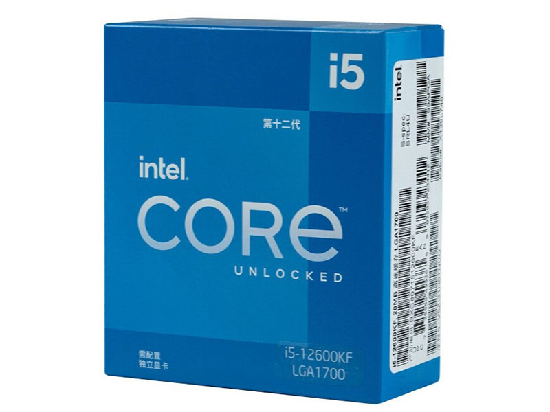 Intel酷睿i5 12600KF参数、功耗、主频、核显、跑分及内存频率