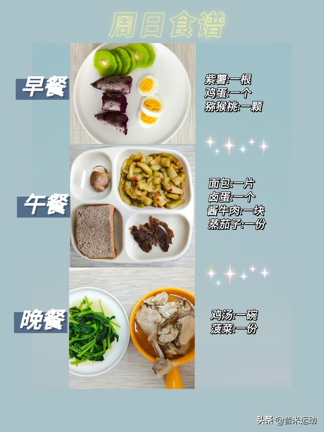 快速减肥餐分享（7天高效减肥食谱）