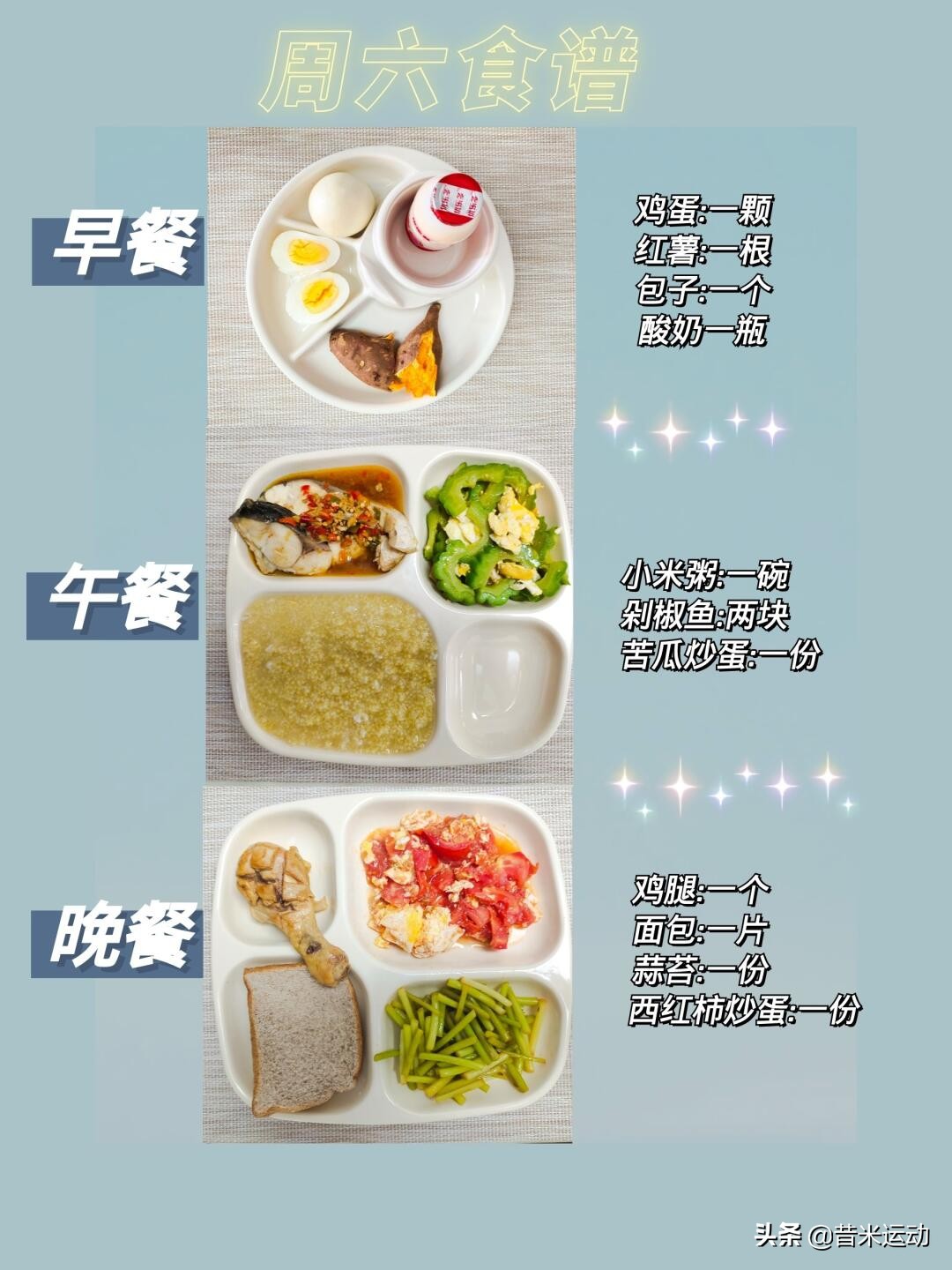 快速减肥餐分享（7天高效减肥食谱）