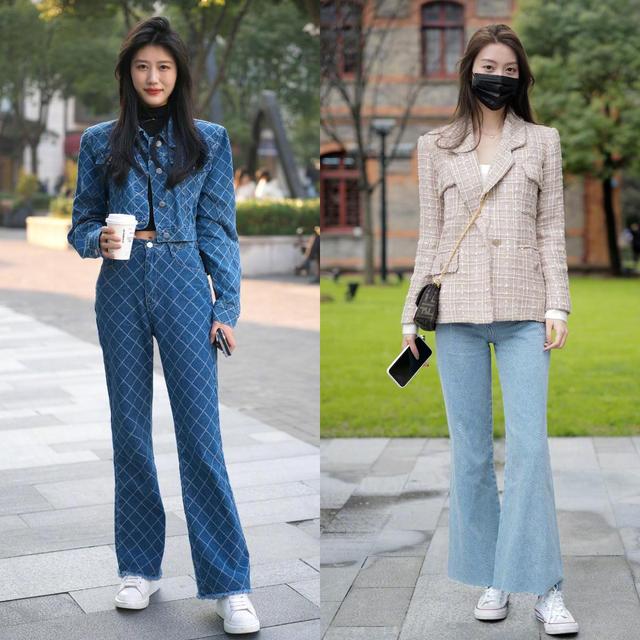 穿“小白鞋”的时候，怎么搭配更时髦显高？搭这3条裤子，很实用